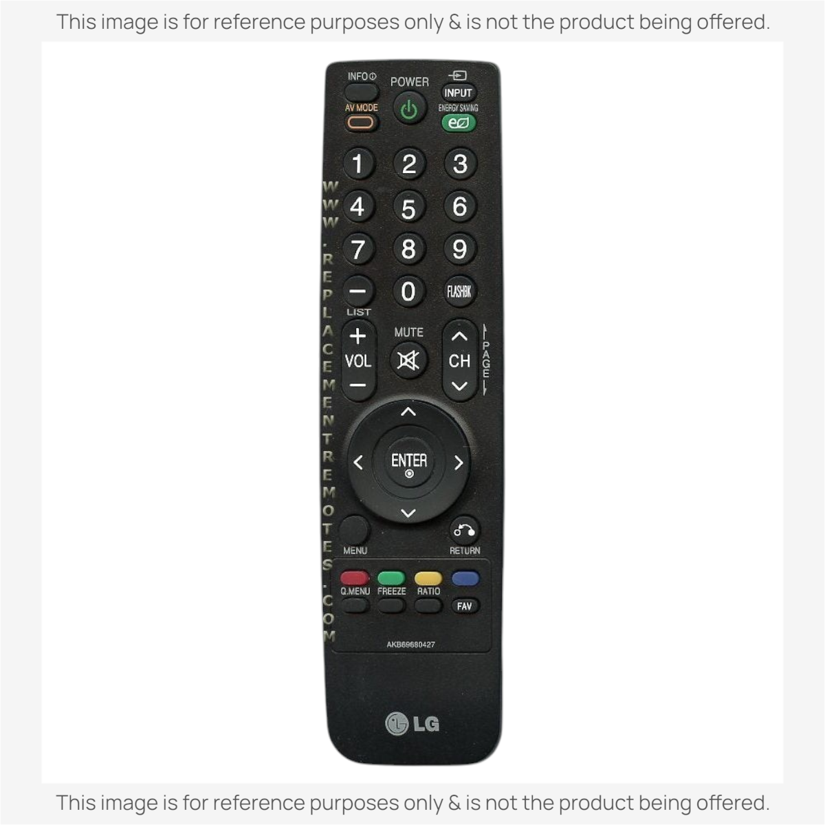 LG AKB69680427 TV Remote Control