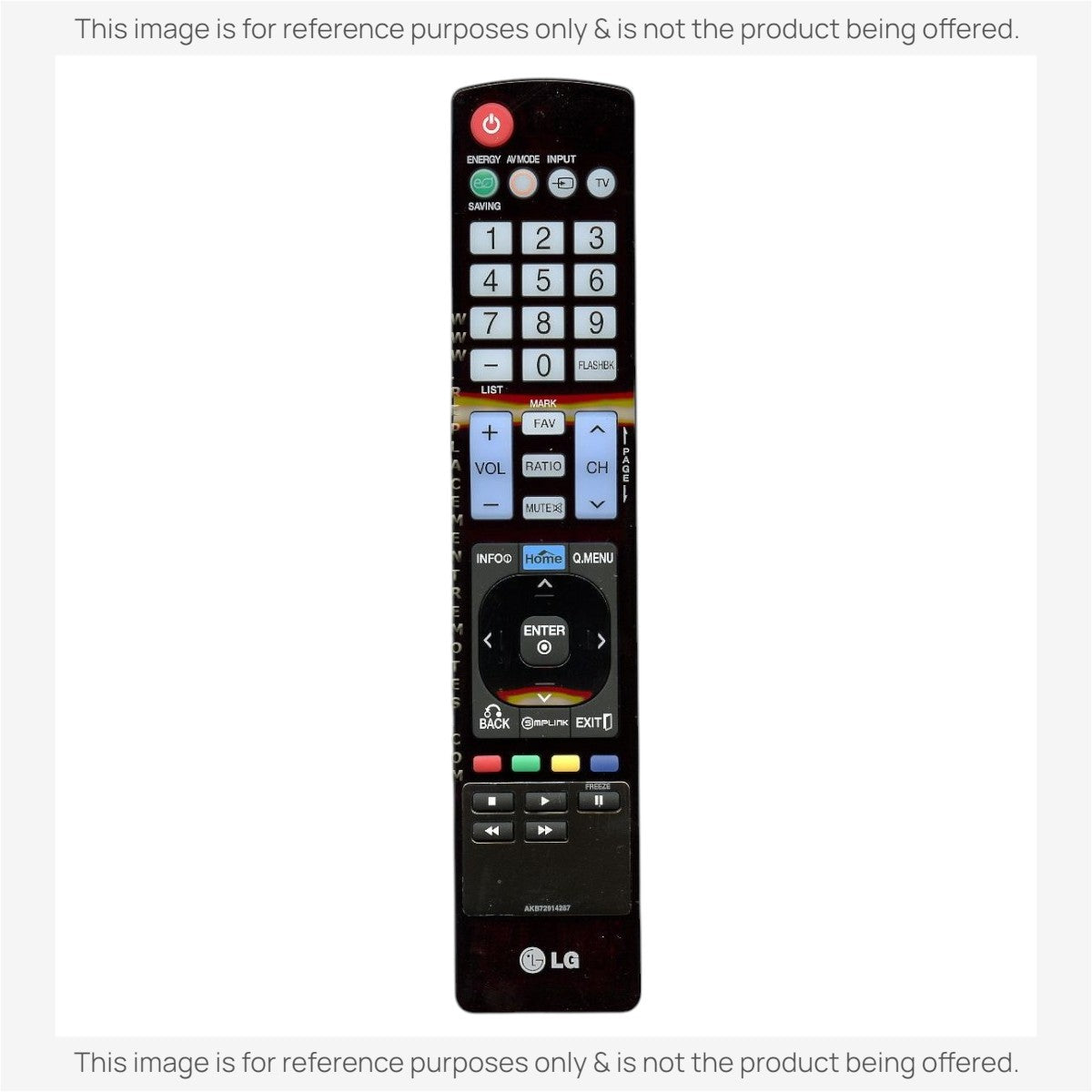LG AKB72914287 TV Remote Control