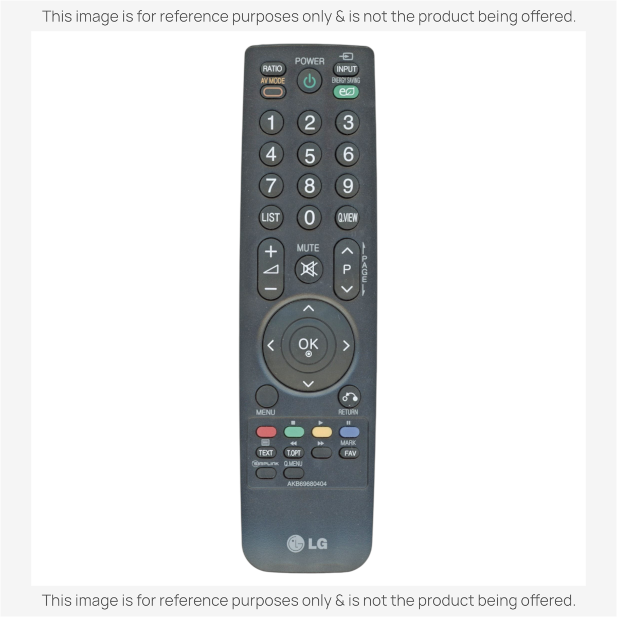 LG AKB69680404 TV Remote Control