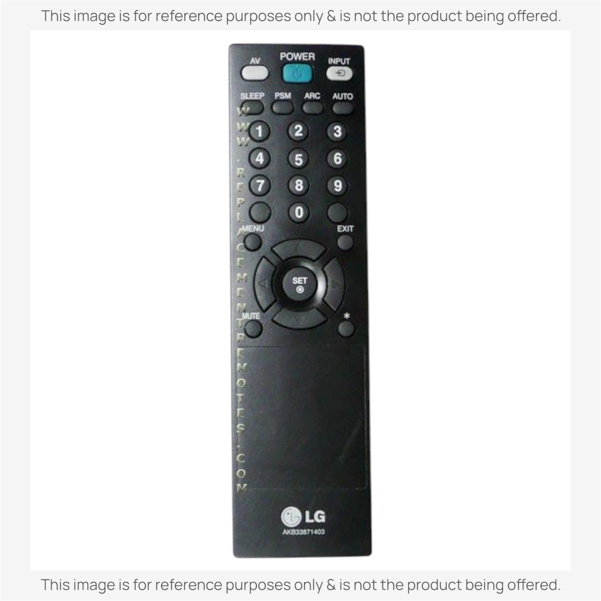 LG AKB33871403 TV Remote Control