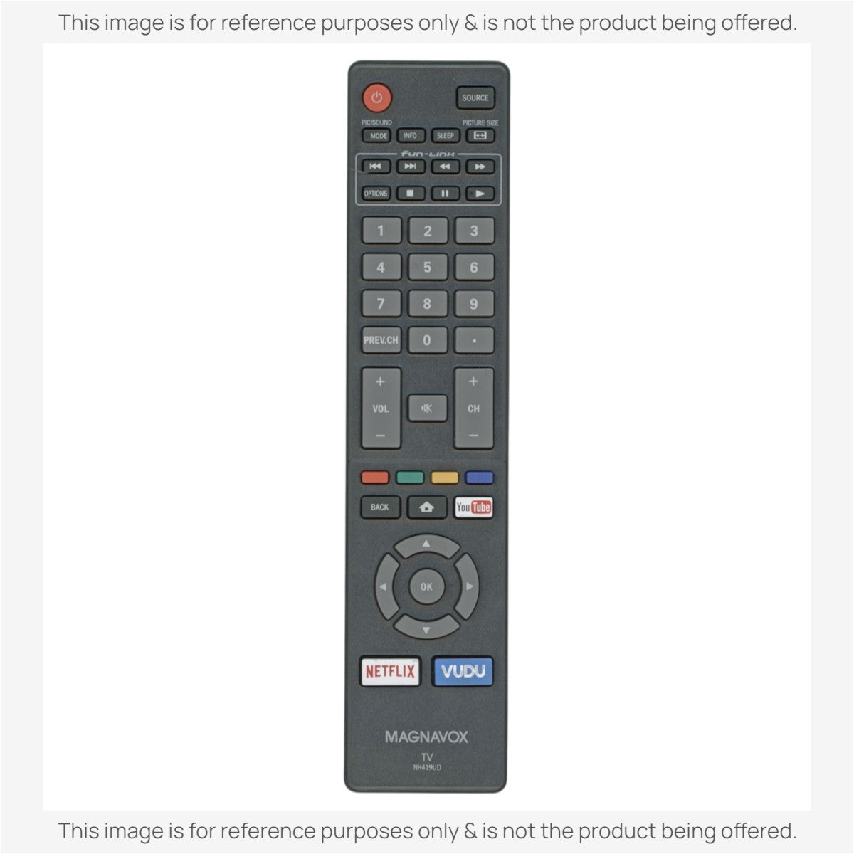 Magnavox NH419UD Smart TV Remote Control - NH419UD