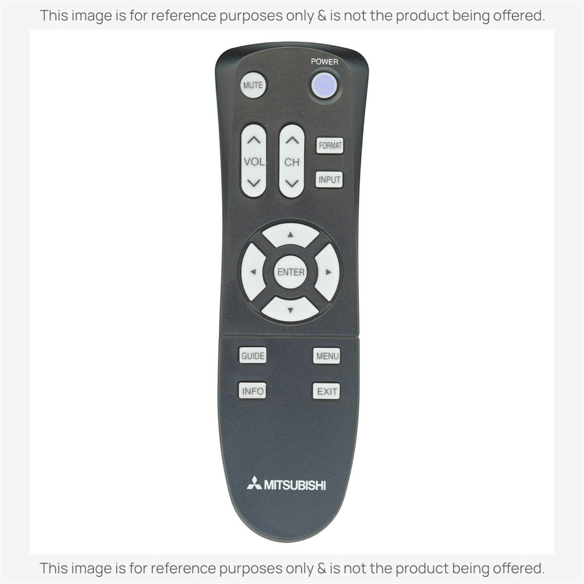 Mitsubishi 290P137030 TV Remote Control