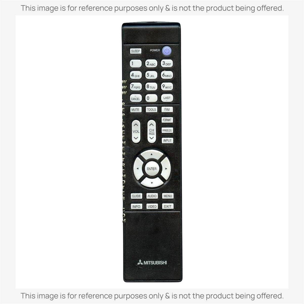 Mitsubishi 290P187010 TV Remote Control