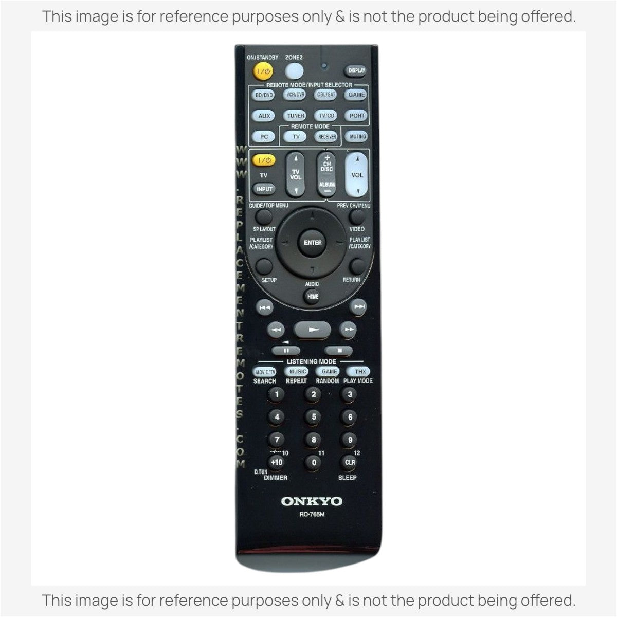 Onkyo RC765M Receiver Remote Control | RC-765M