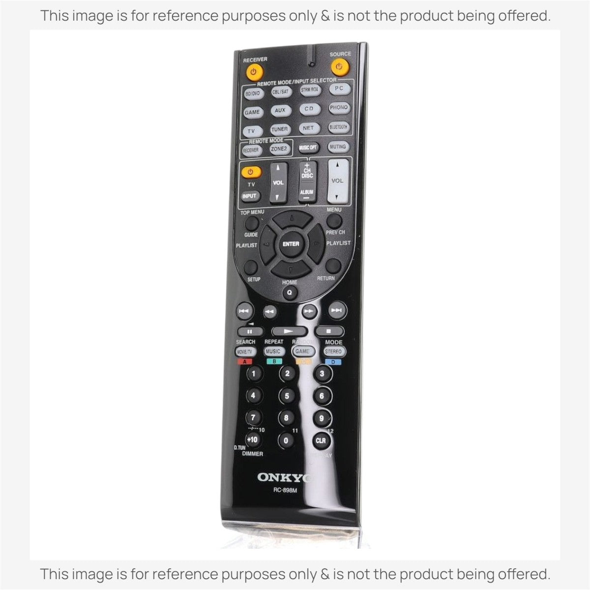 Onkyo RC898M Receiver Remote Control - 24140898 | RC-898M