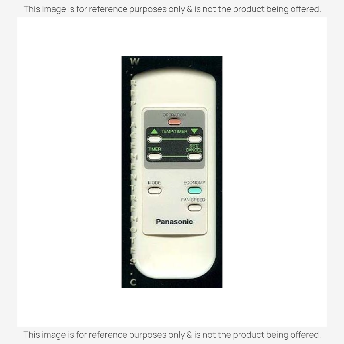 Panasonic A7502062 Air Conditioner Remote Control