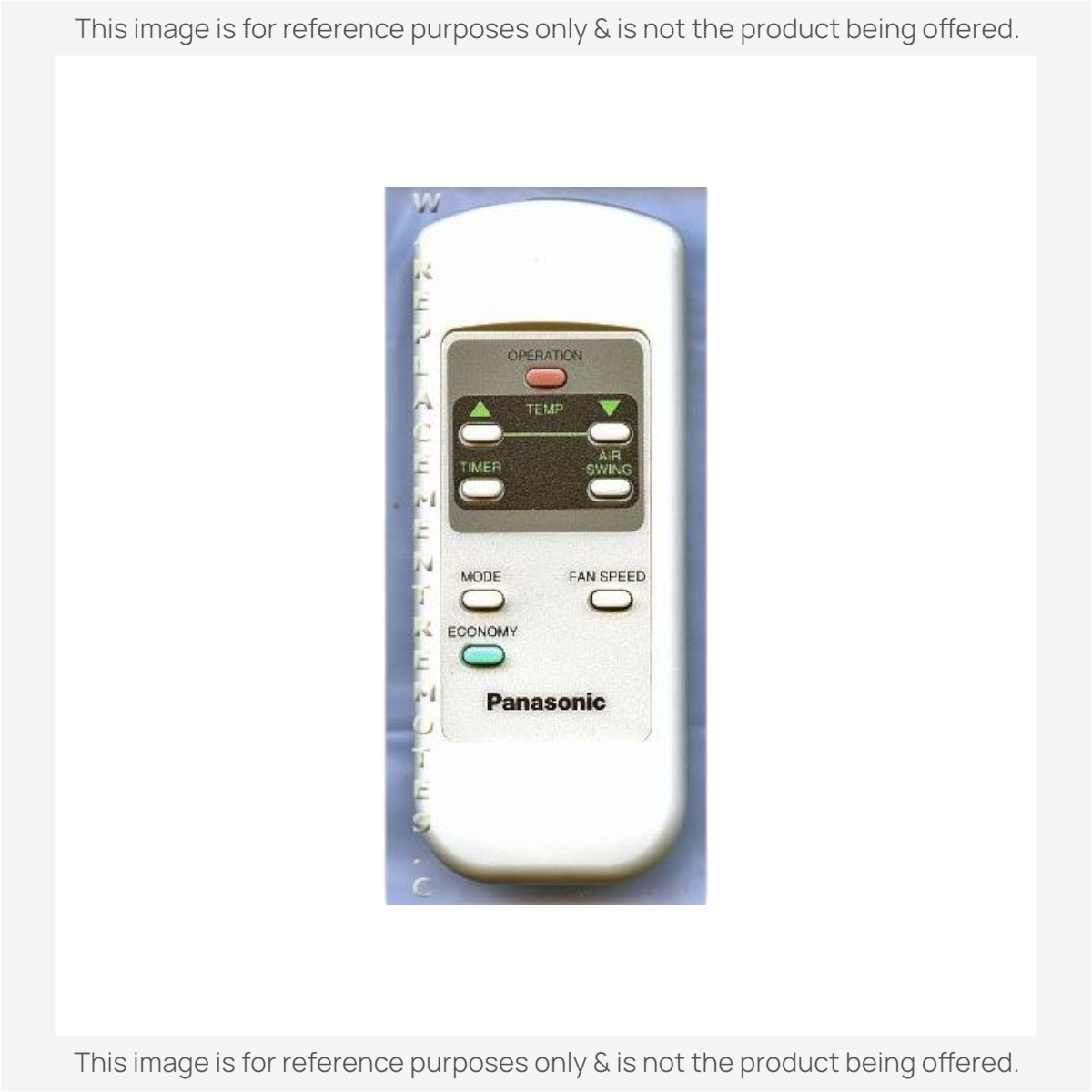 Panasonic 6711A90018A Air Conditioner Remote Control