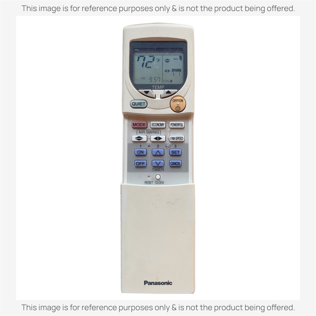 Panasonic A75C2724 Air Conditioner Remote Control