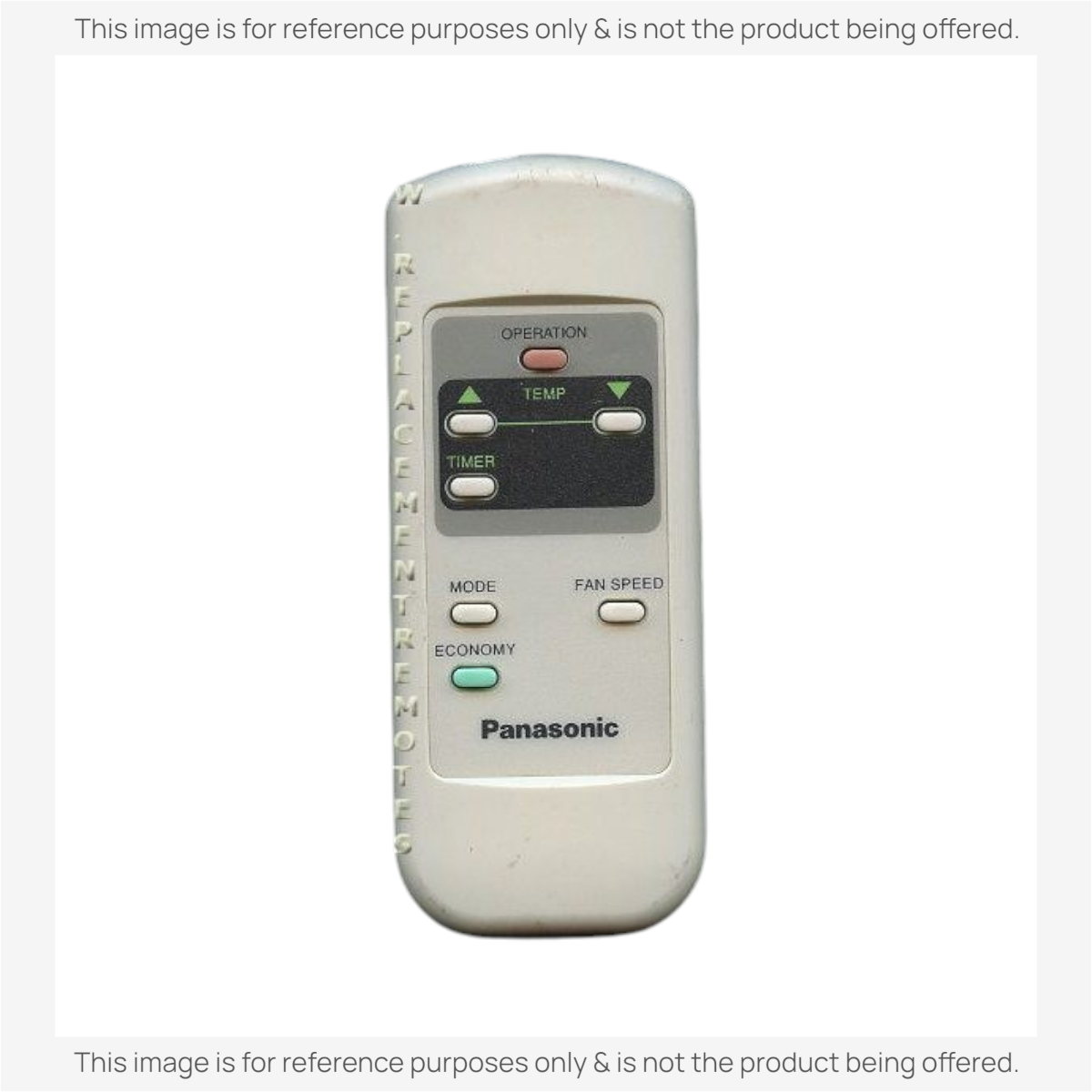 Panasonic 6711A90018B Air Conditioner Remote Control
