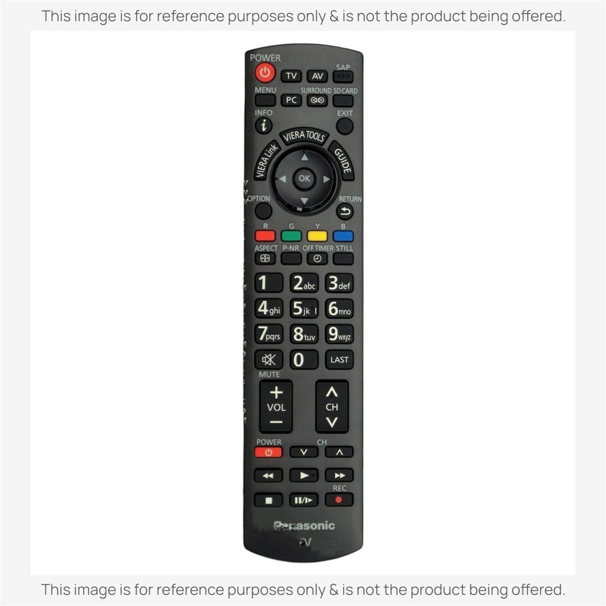 Panasonic N2QAYB000622 TV Remote Control - N2QAYB000622