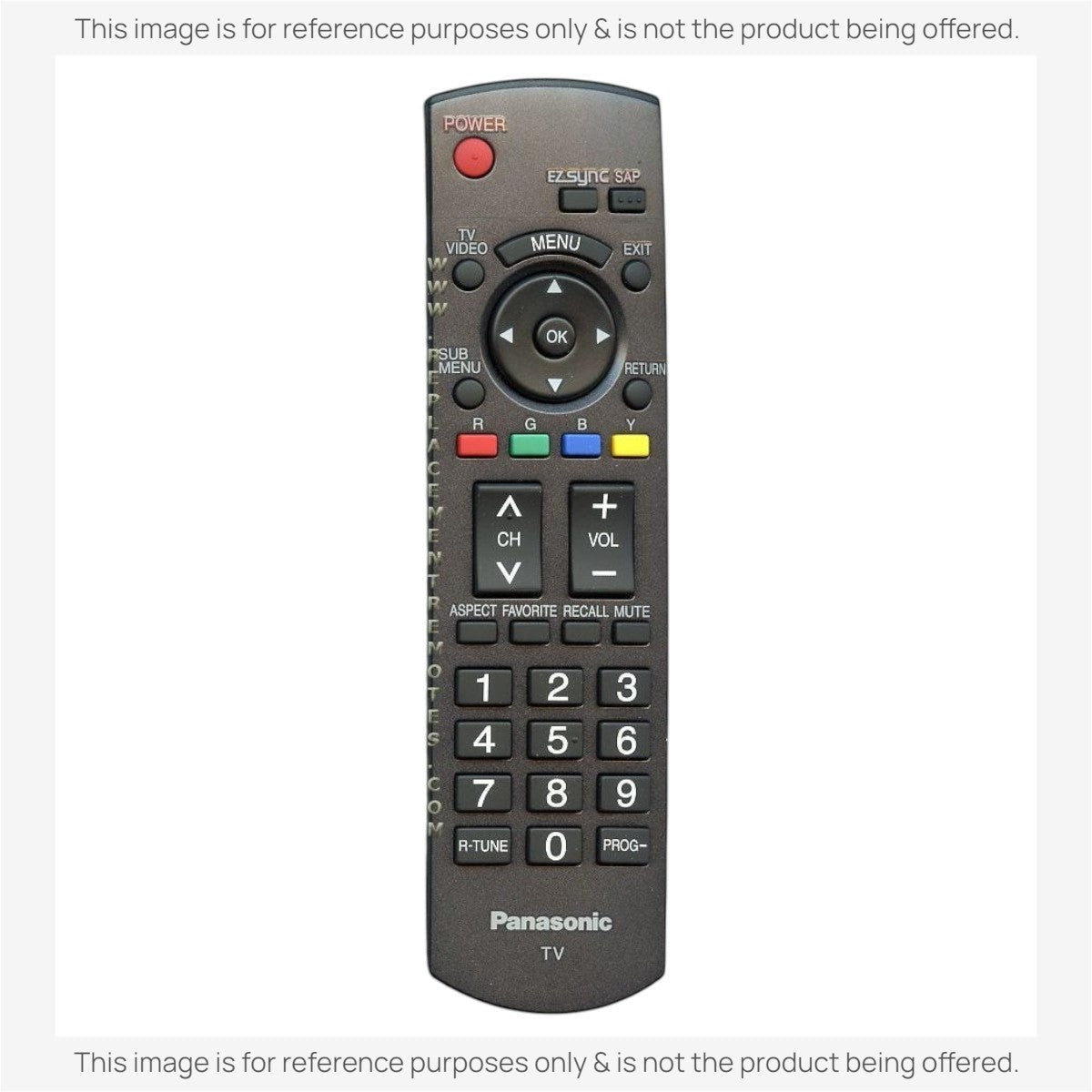 Panasonic N2QAYB000103 TV Remote Control