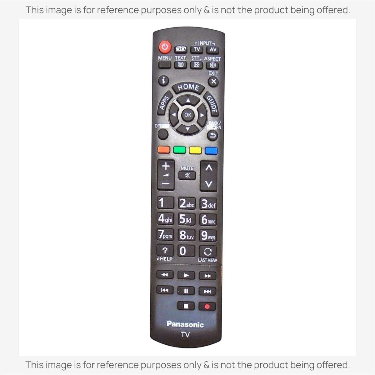 Panasonic N2QAYB000829 TV Remote Control