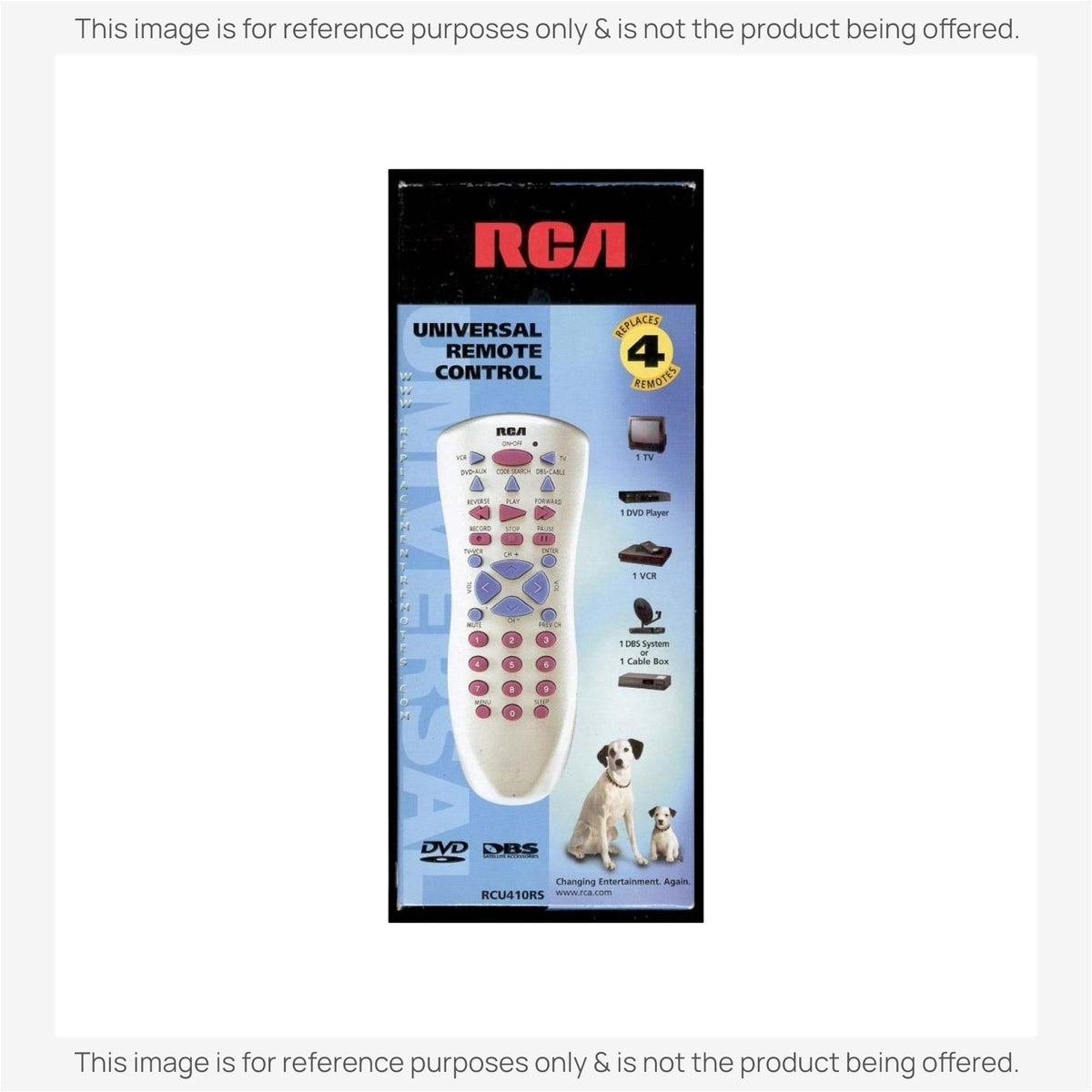 RCA RCU410RS 4-Device Universal Remote Control