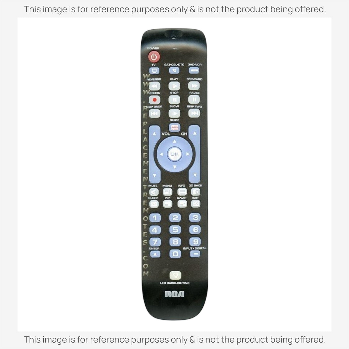 RCA RCRN03BR 3-Device Universal Remote Control