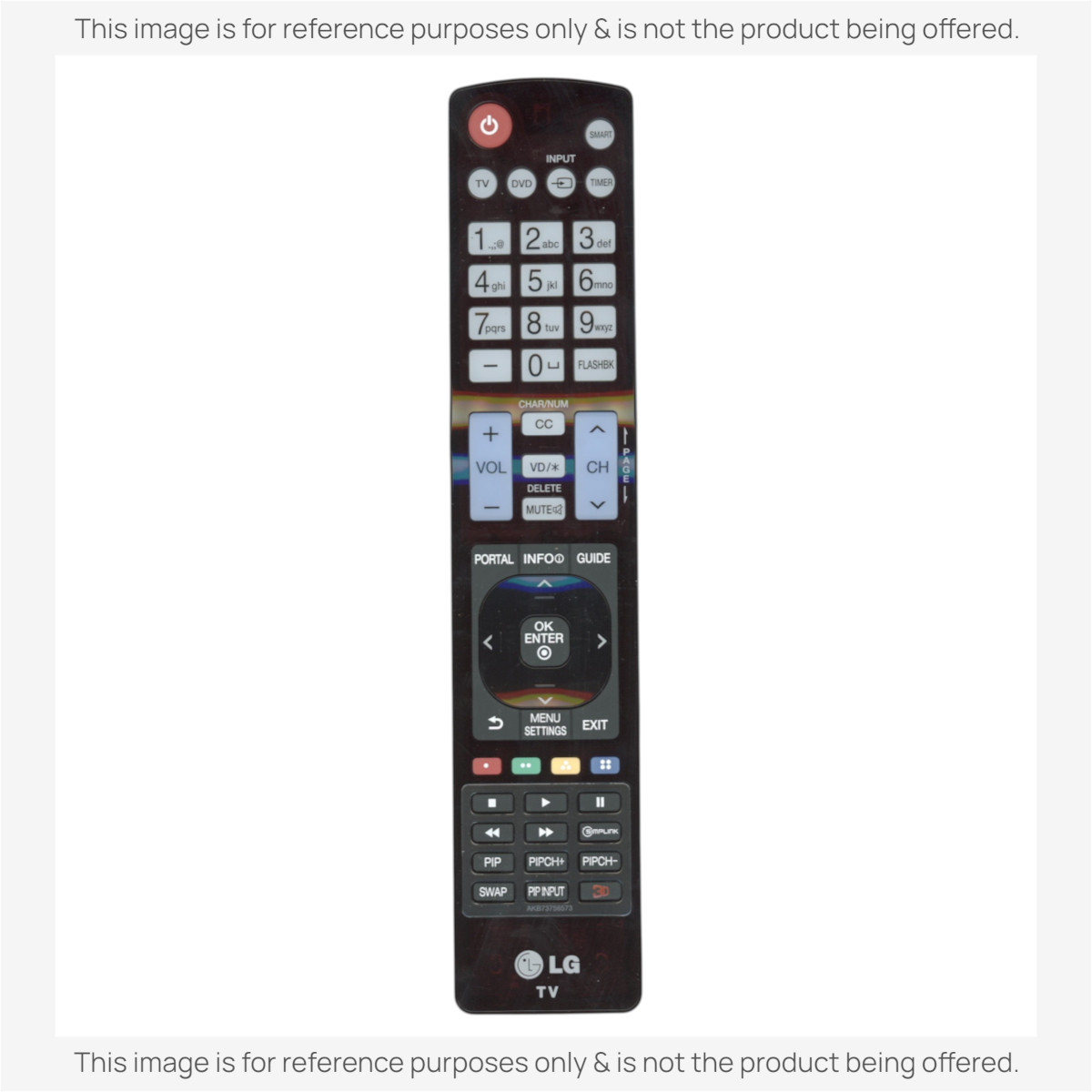 LG AKB73756573 TV Remote Control