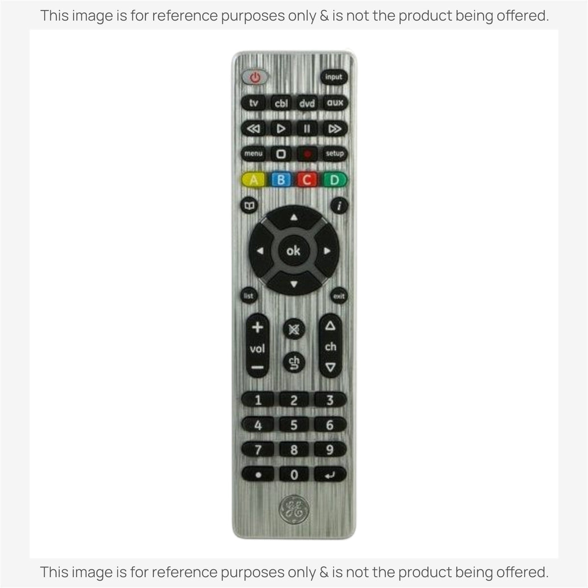 GE General Electric 10352 4-Device Universal Remote Control
