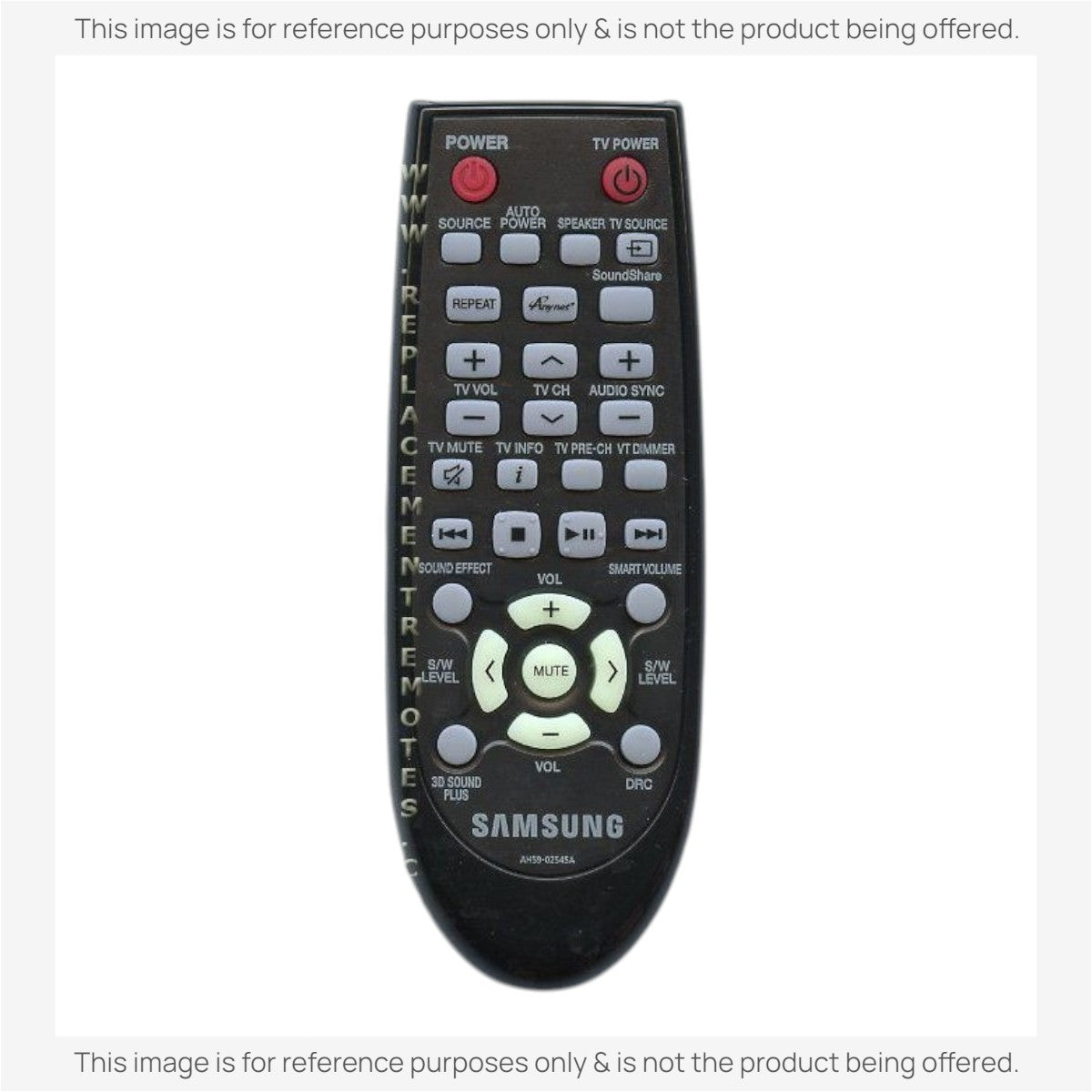 Samsung AH59-02545A Audio Remote Control - AH5902545A