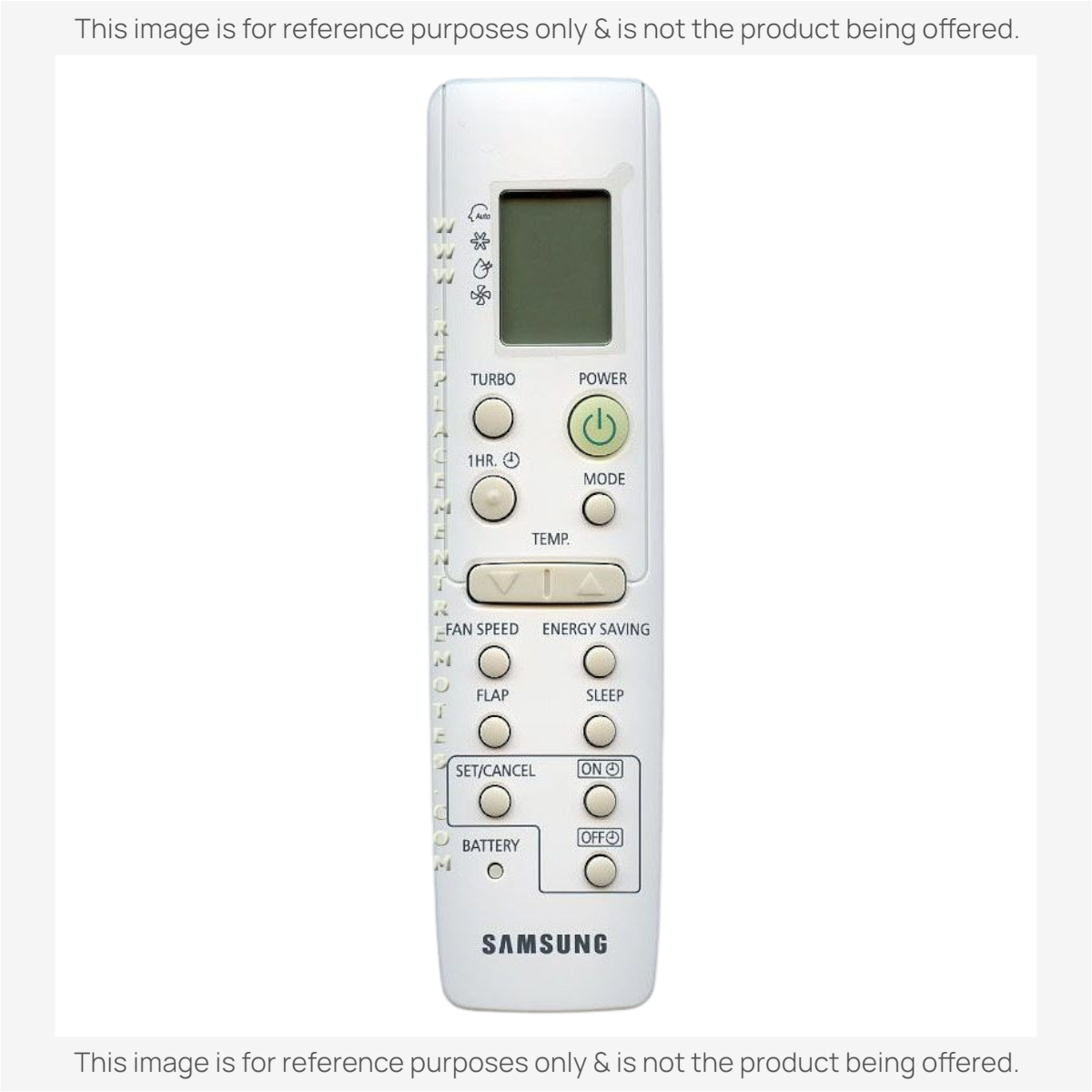 Samsung DB93-03012A Air Conditioner Remote Control - DB9303012A