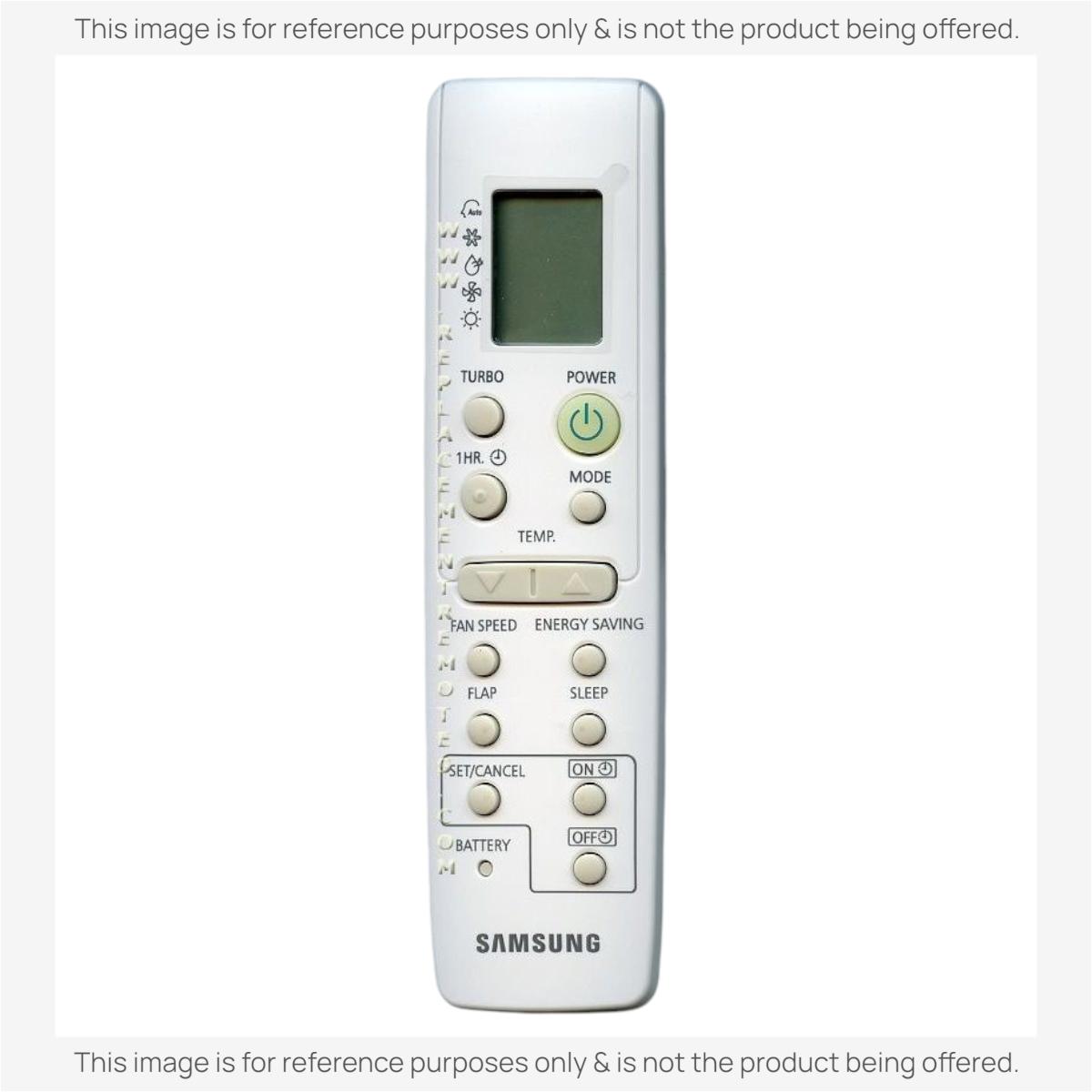 Samsung ARH1407 Air Conditioner Remote Control