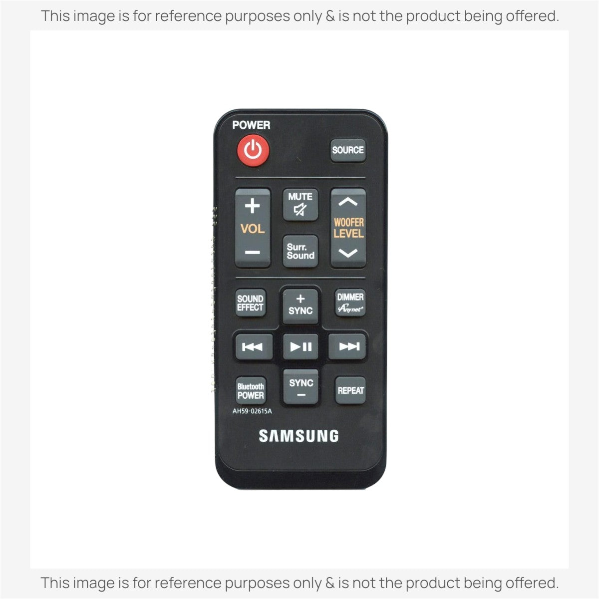 Samsung AH59-02615A Home Theater Remote Control - AH5902615A