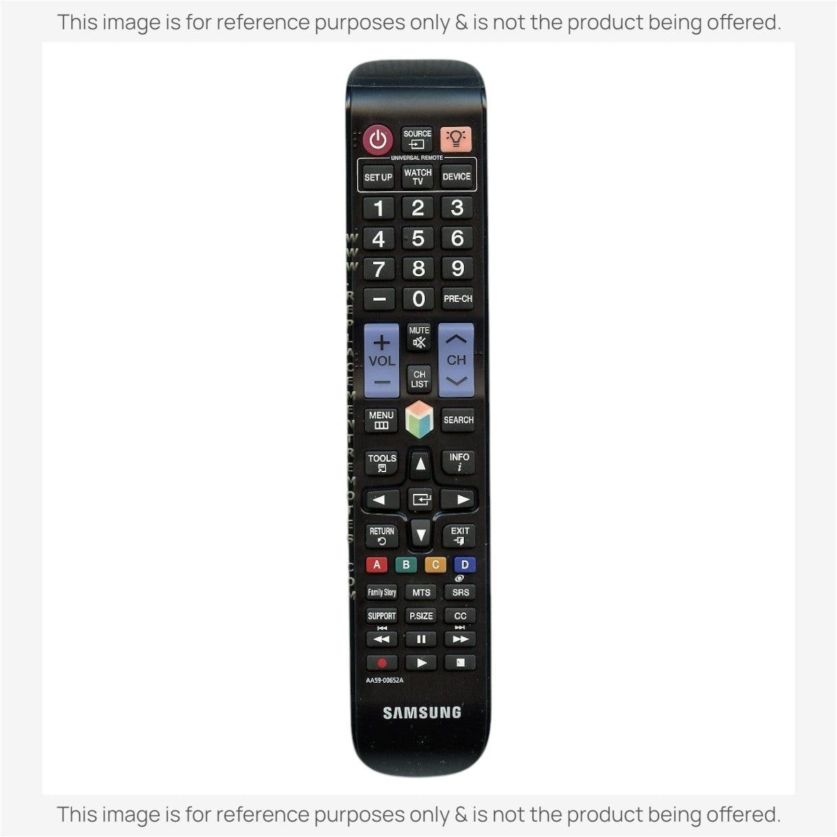 Samsung AA59-00652A TV Remote Control - AA5900652A