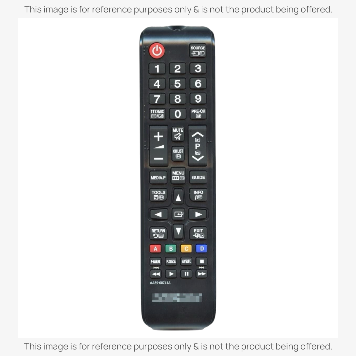 Samsung AA59-00741A IR TV Remote Control - AA5900741A, BN81-19475A