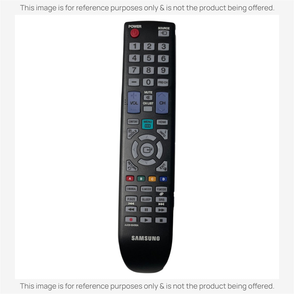 Samsung AA59-00490A TV Remote Control - AA5900490A