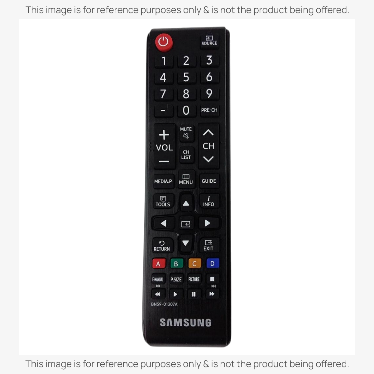 Samsung BN59-01307A IR TV Remote Control - BN5901307A