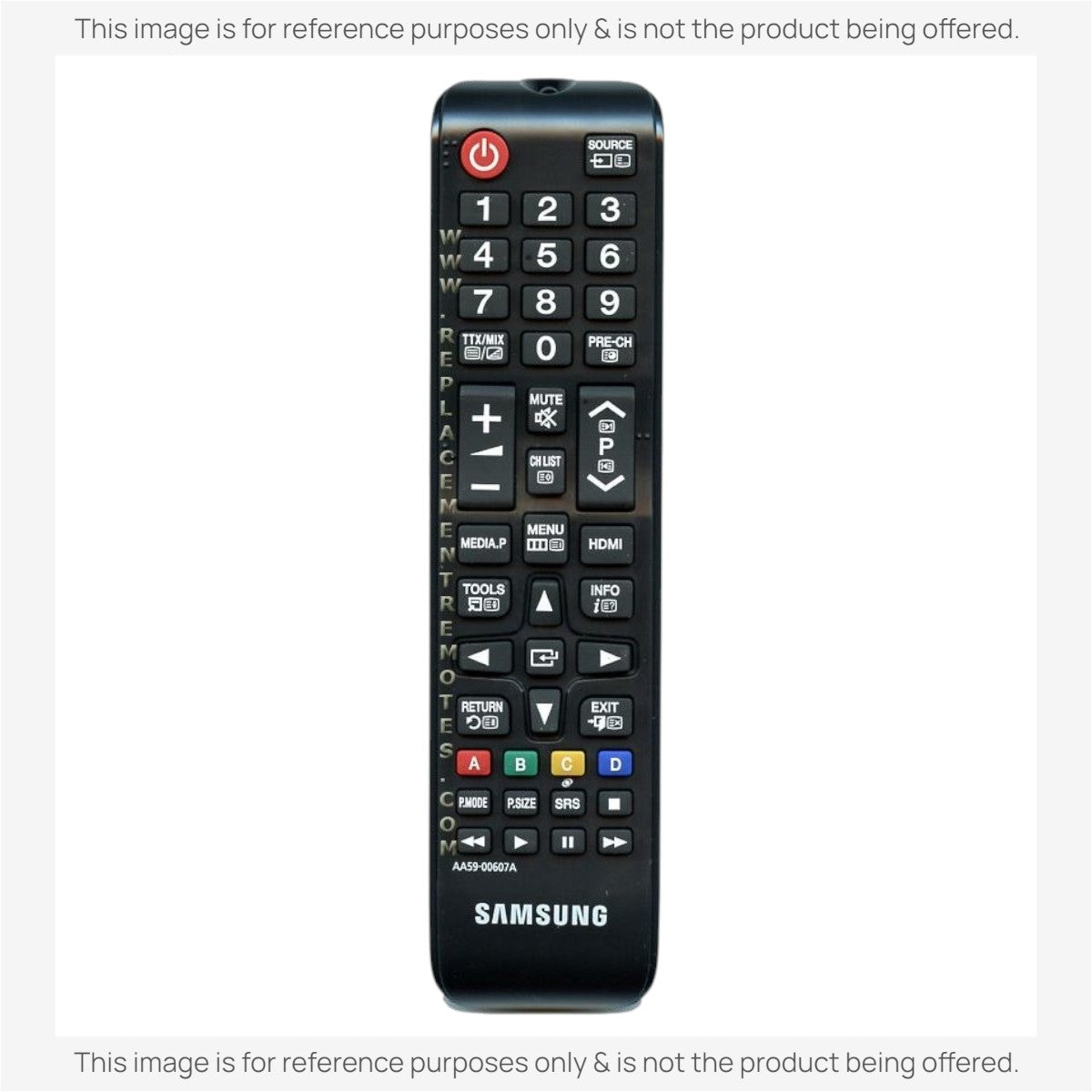 Samsung AA59-00607A 2011 TV Remote Control - AA5900607A