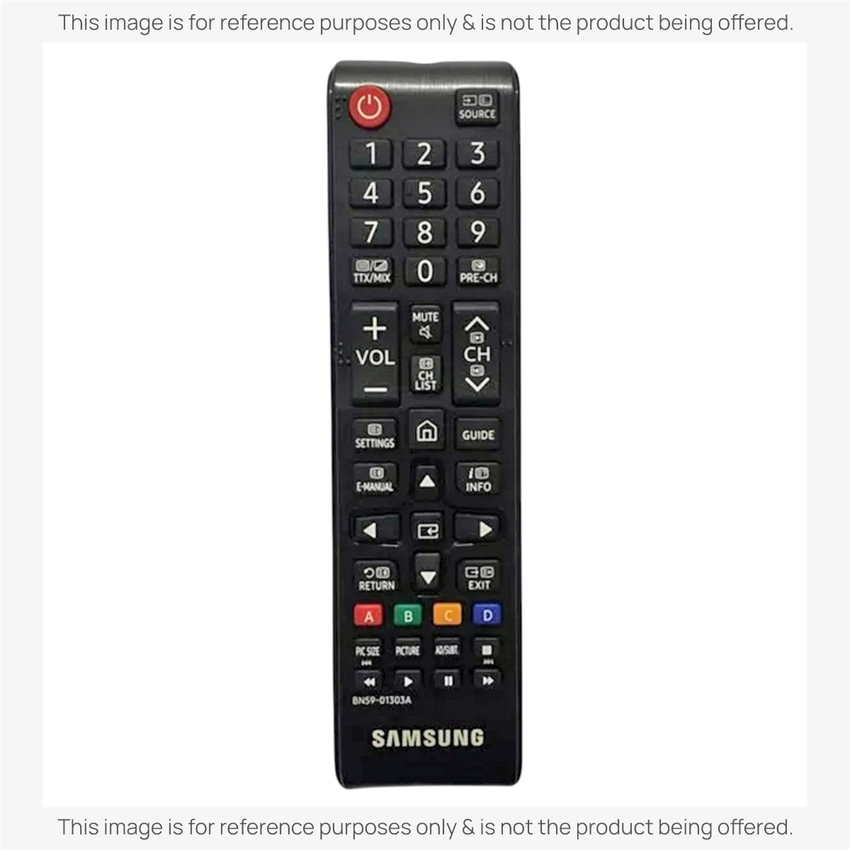 Samsung BN59-01326A TV Remote Control | 2019 | IR Only - BN5901326A