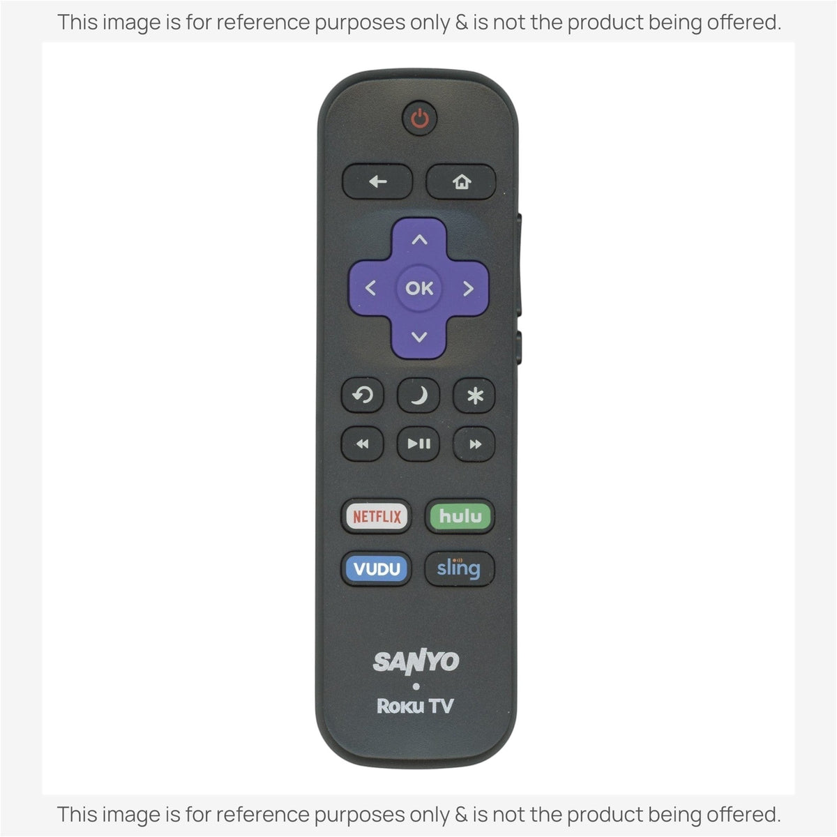 Sanyo URMT21CND006 Roku TV Remote Control