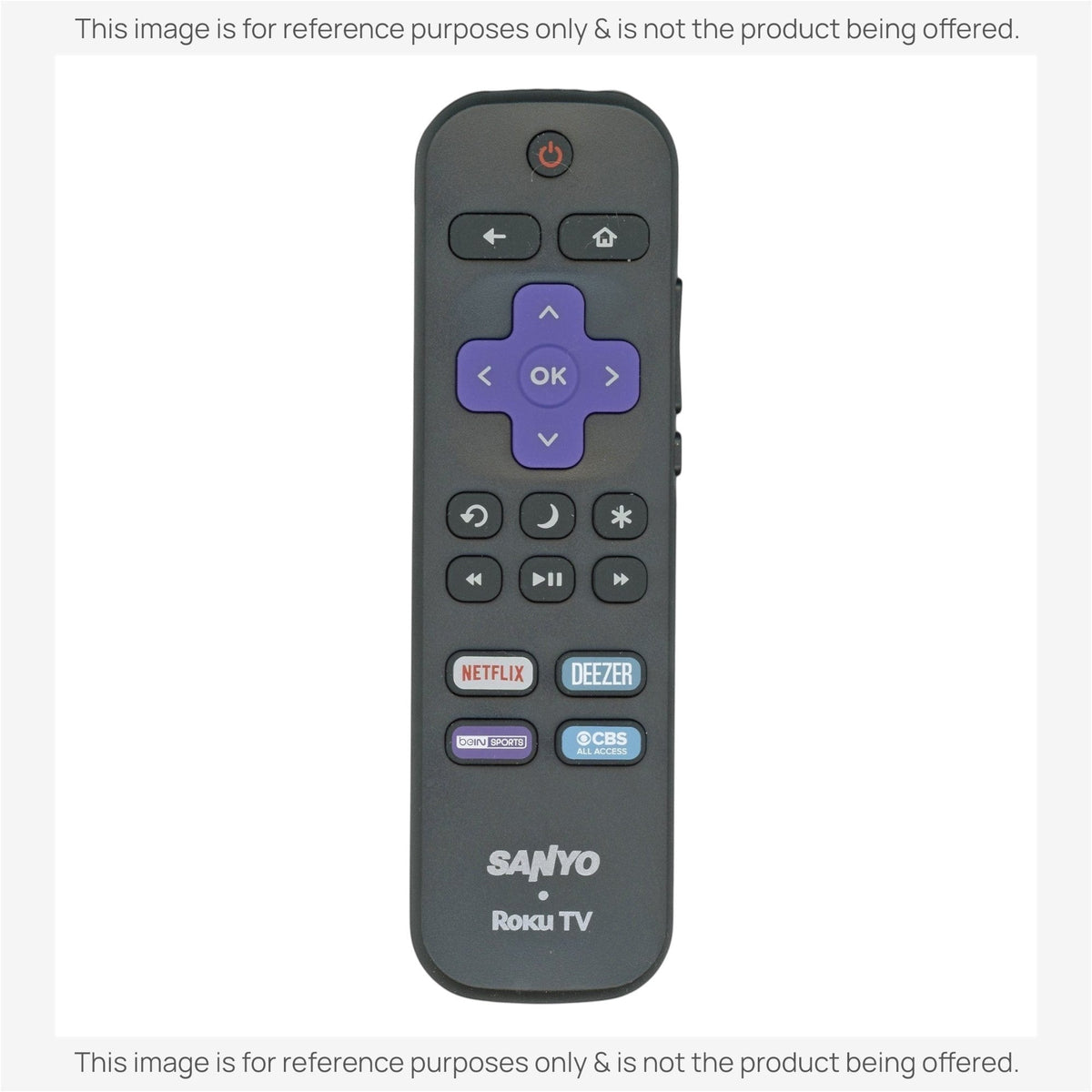 Sanyo URMT21CND008 ROKU TV Remote Control