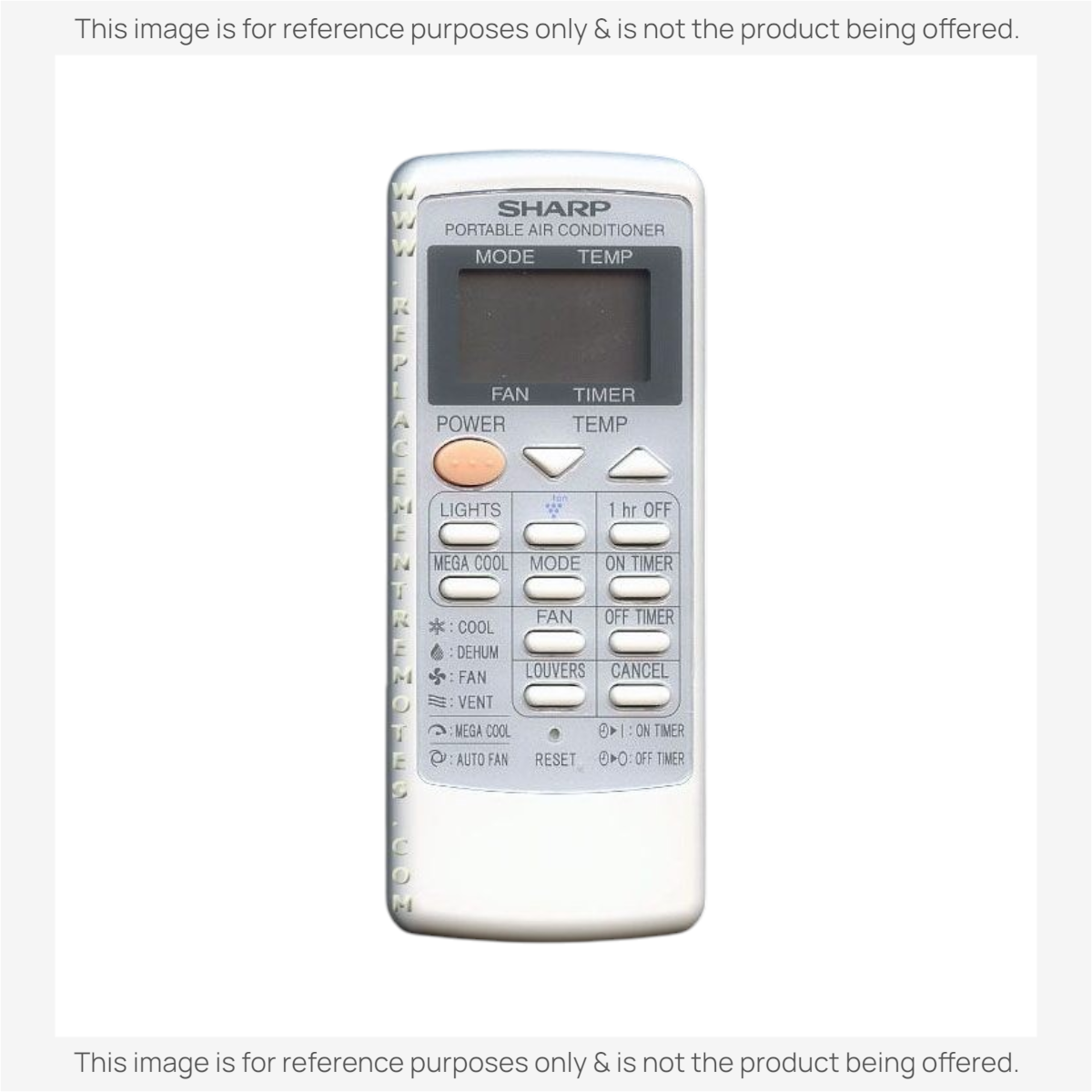 Sharp CRMCA705JBEZ Air Conditioner Remote Control