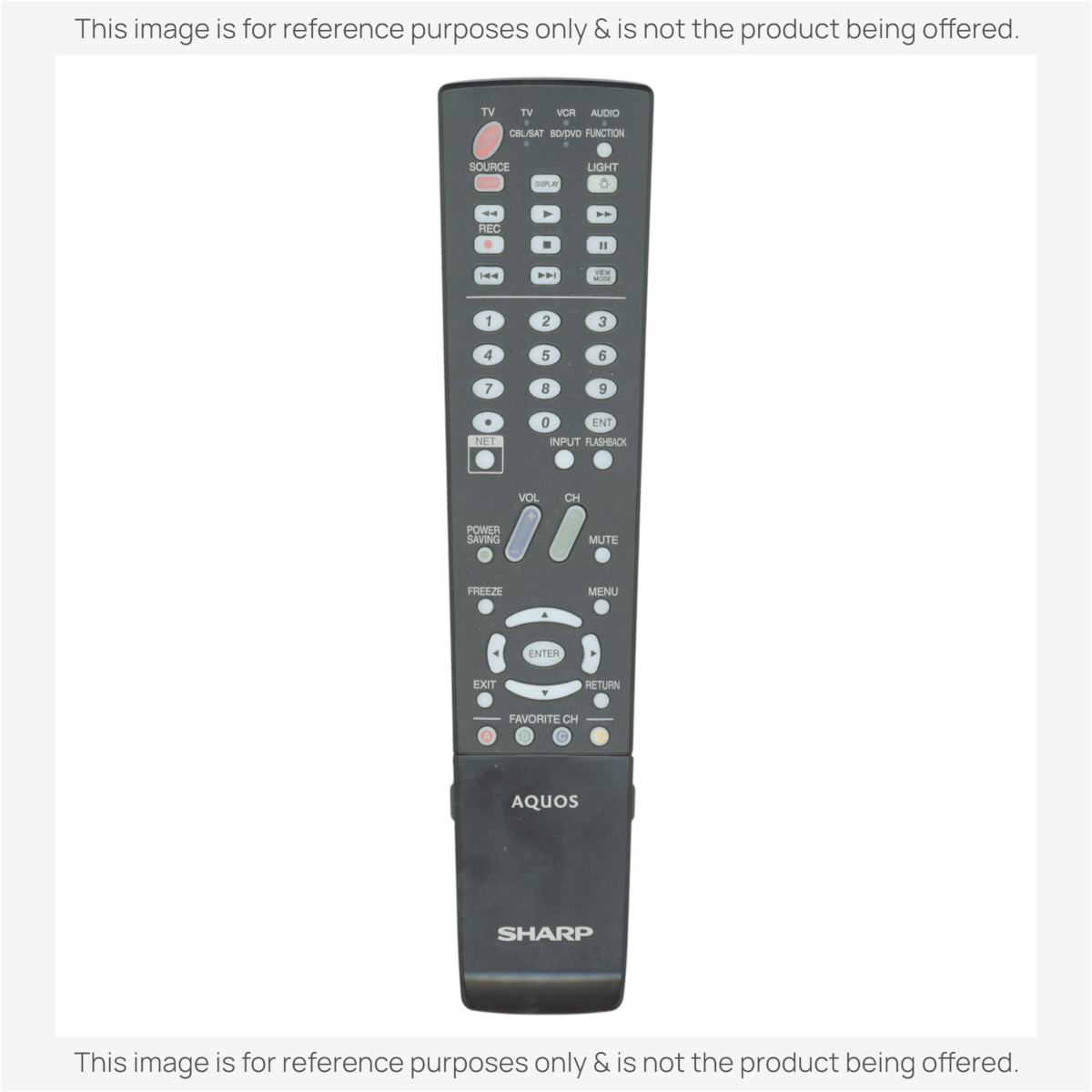 Sharp RRMCGA806WJSA TV Remote Control