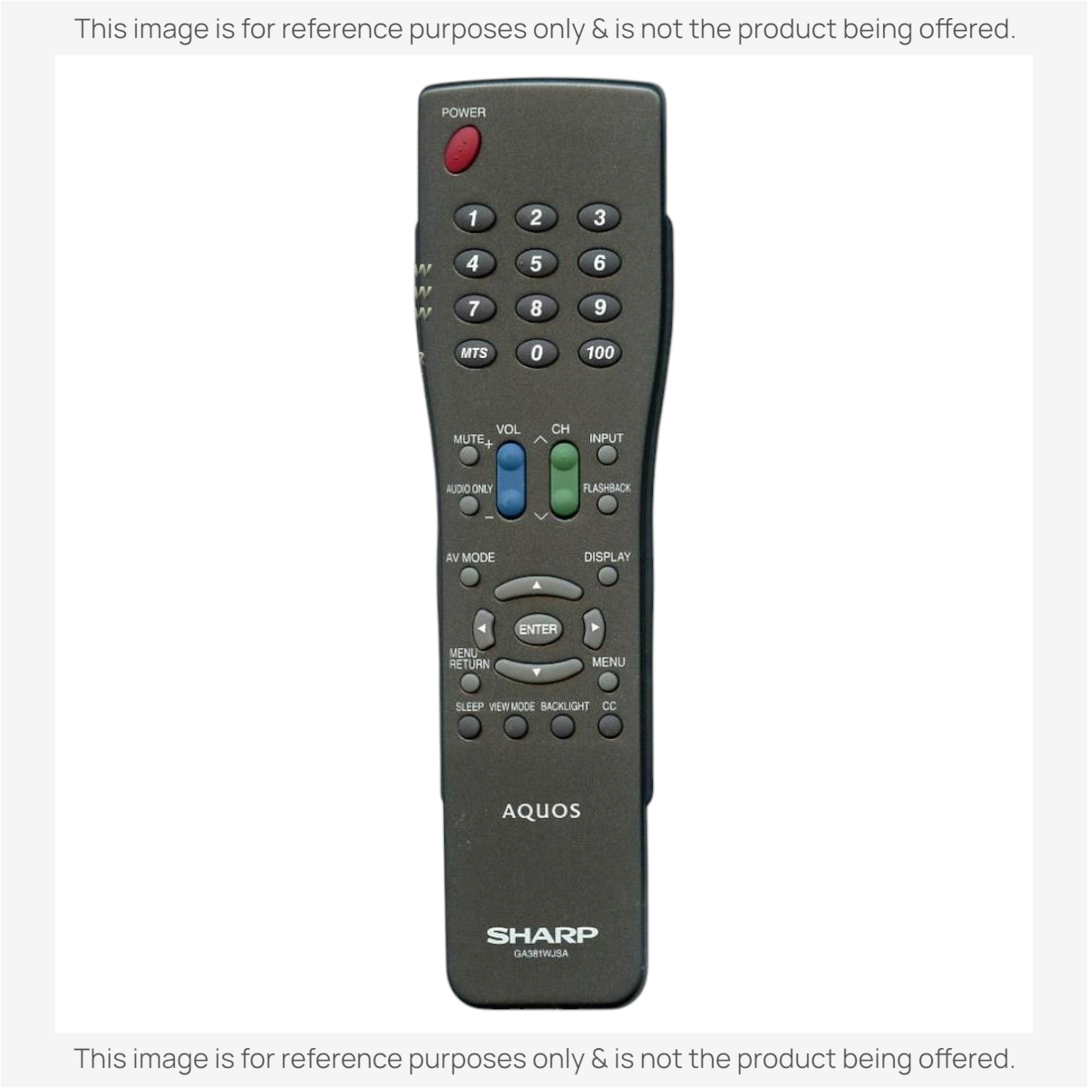 Sharp GA381WJSA TV Remote Control