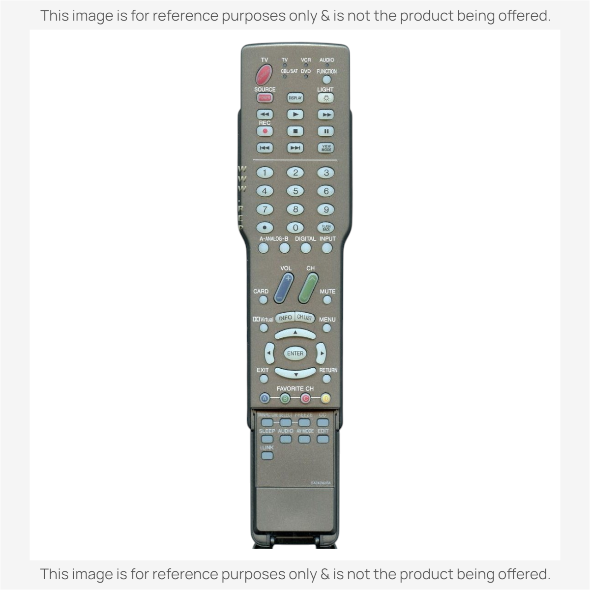 Sharp GA242WJSA TV Remote Control