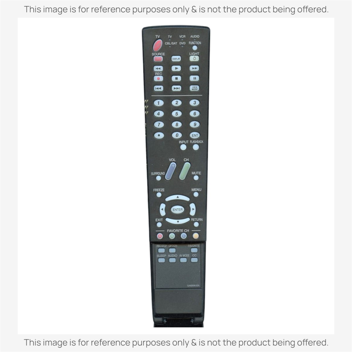 Sharp GA600WJSA TV Remote Control