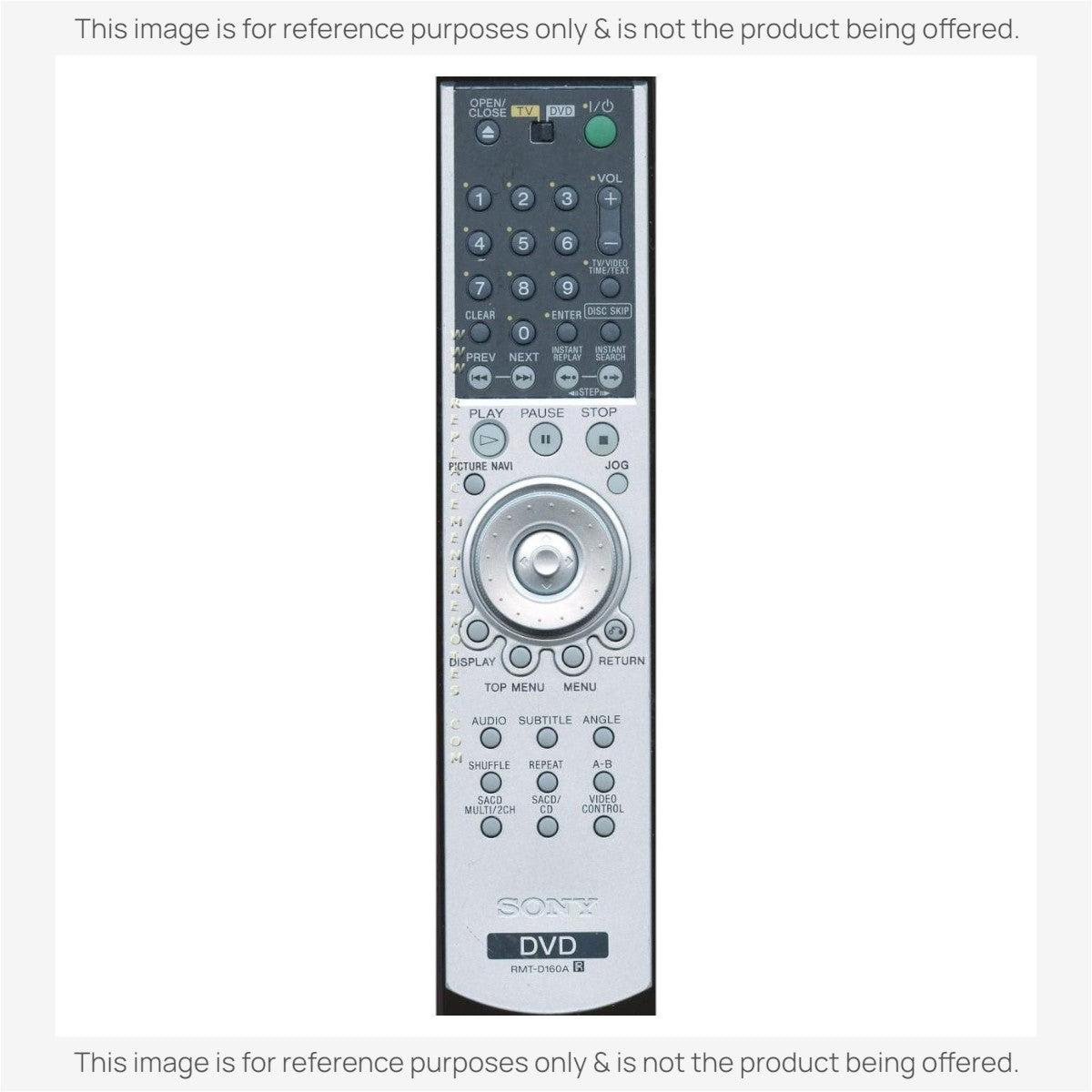 Sony RMT-D160A DVD Remote Control - 147805111 - RMTD160A