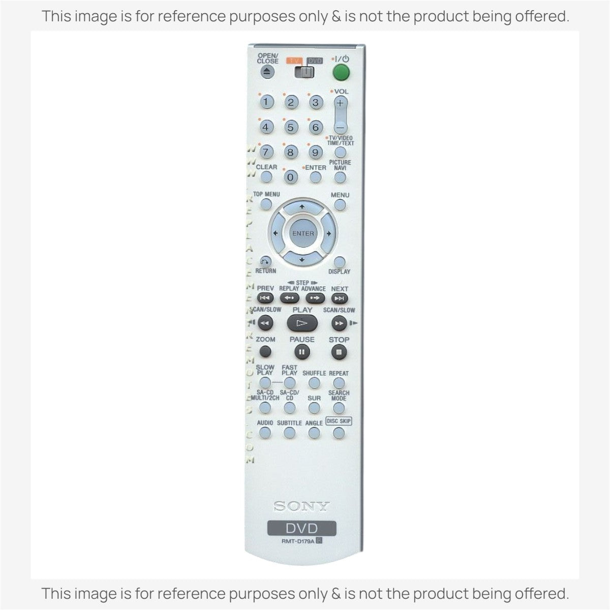 Sony RMT-D179A DVD Remote Control - 147932611 - RMTD179A