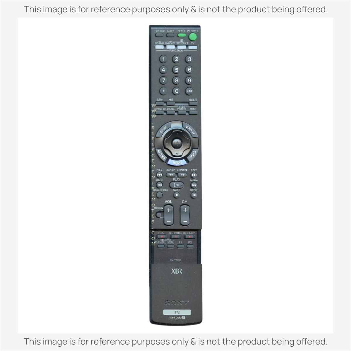 Sony RM-YD013 TV Remote Control - RMYD013