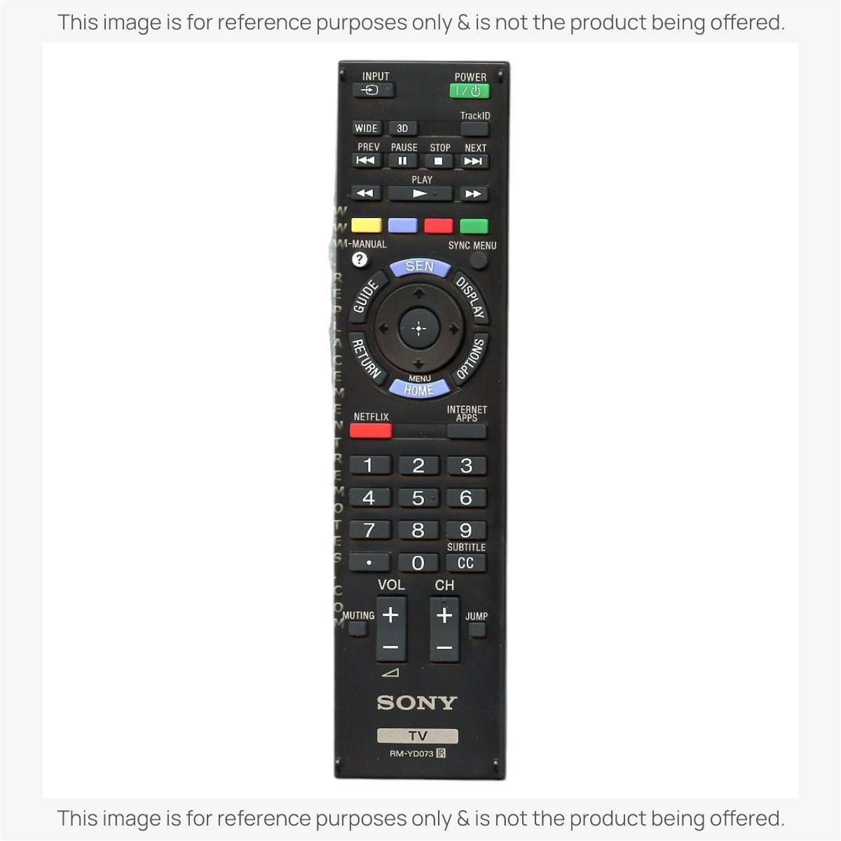 Sony RM-YD073 SMART TV Remote Control - 148999811 - RMYD073