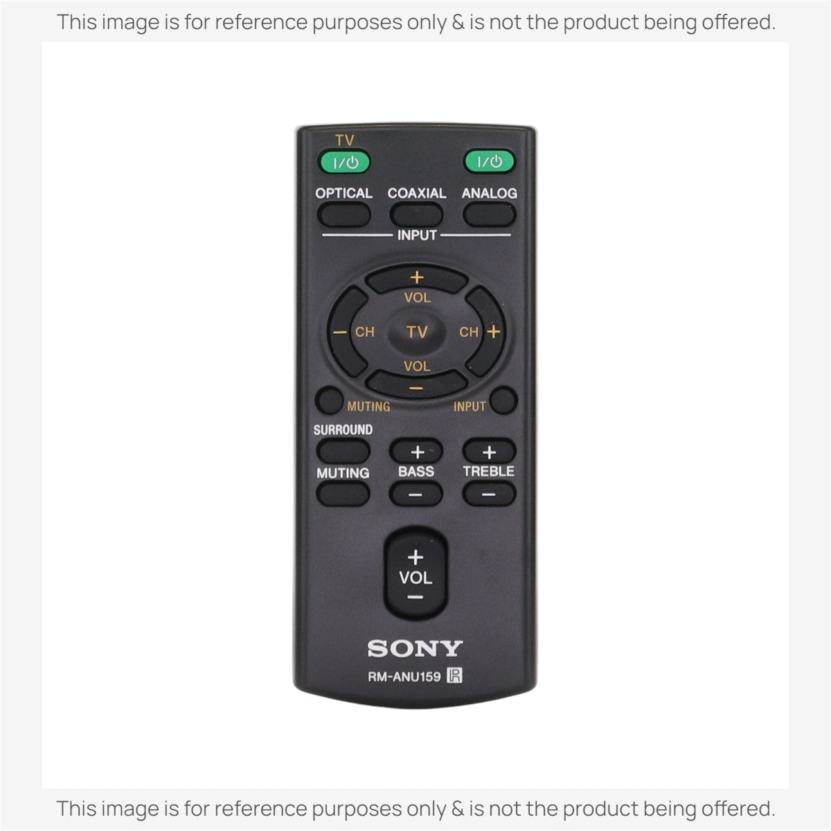 Sony RM-ANU159 Sound Bar Remote Control - RMANU159