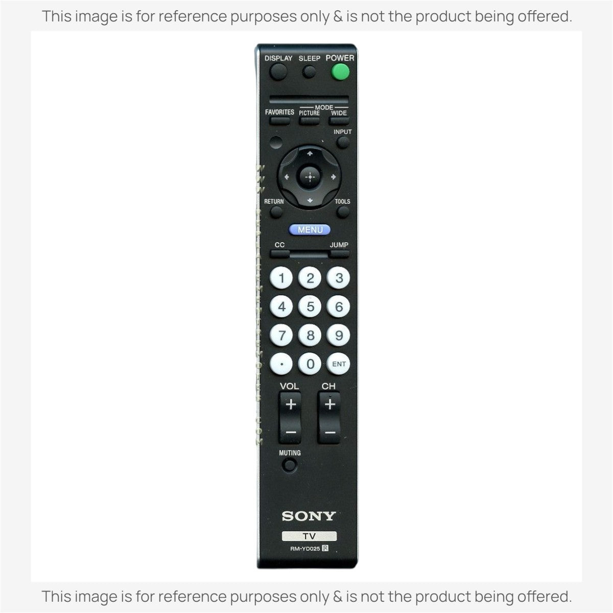 Sony RM-YD025 TV Remote Control - RMYD025