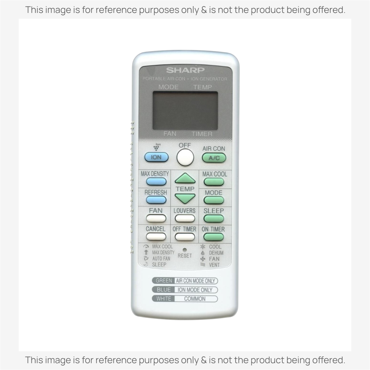 Sharp CRMCA810JBEZ Air Conditioner Remote Control