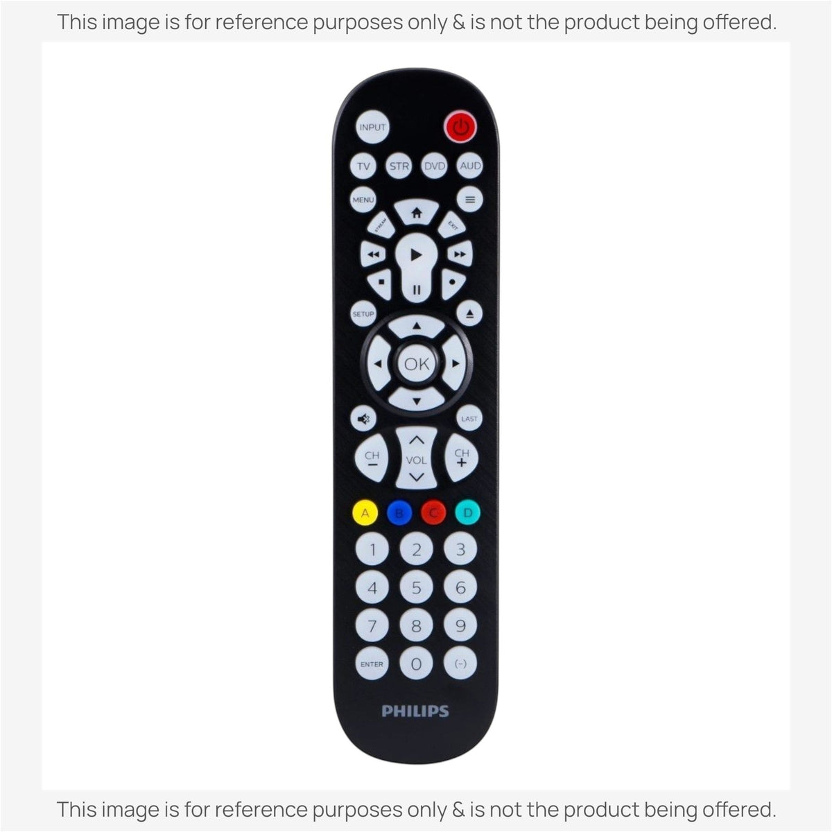 Philips 008-00-0484 Elite Backlit 4-Device Universal Remote Control