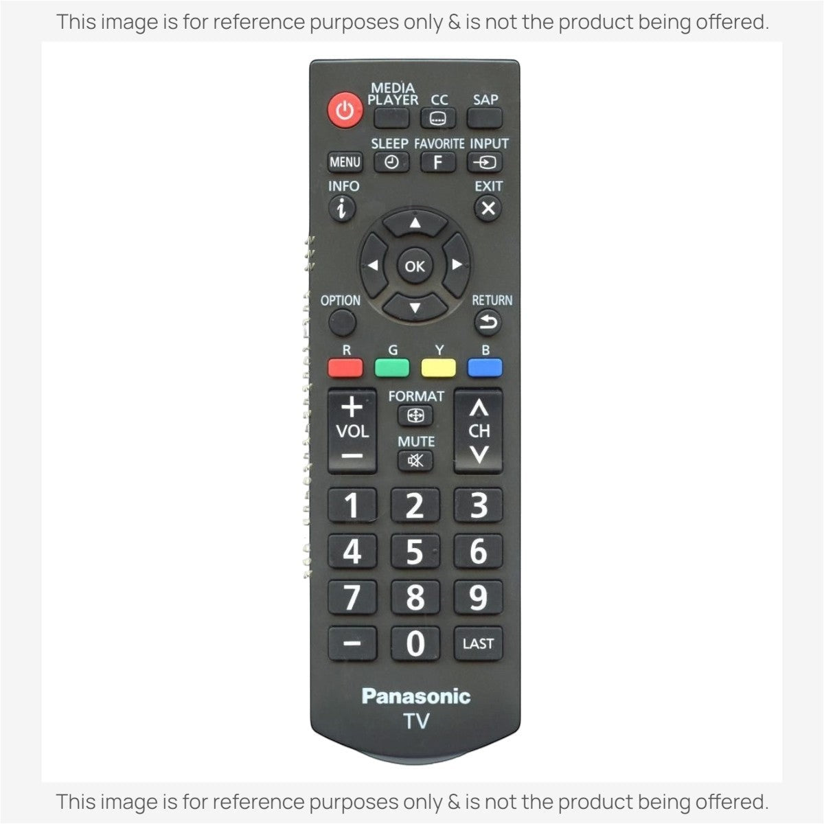 Panasonic TZZ00000845A TV Remote Control
