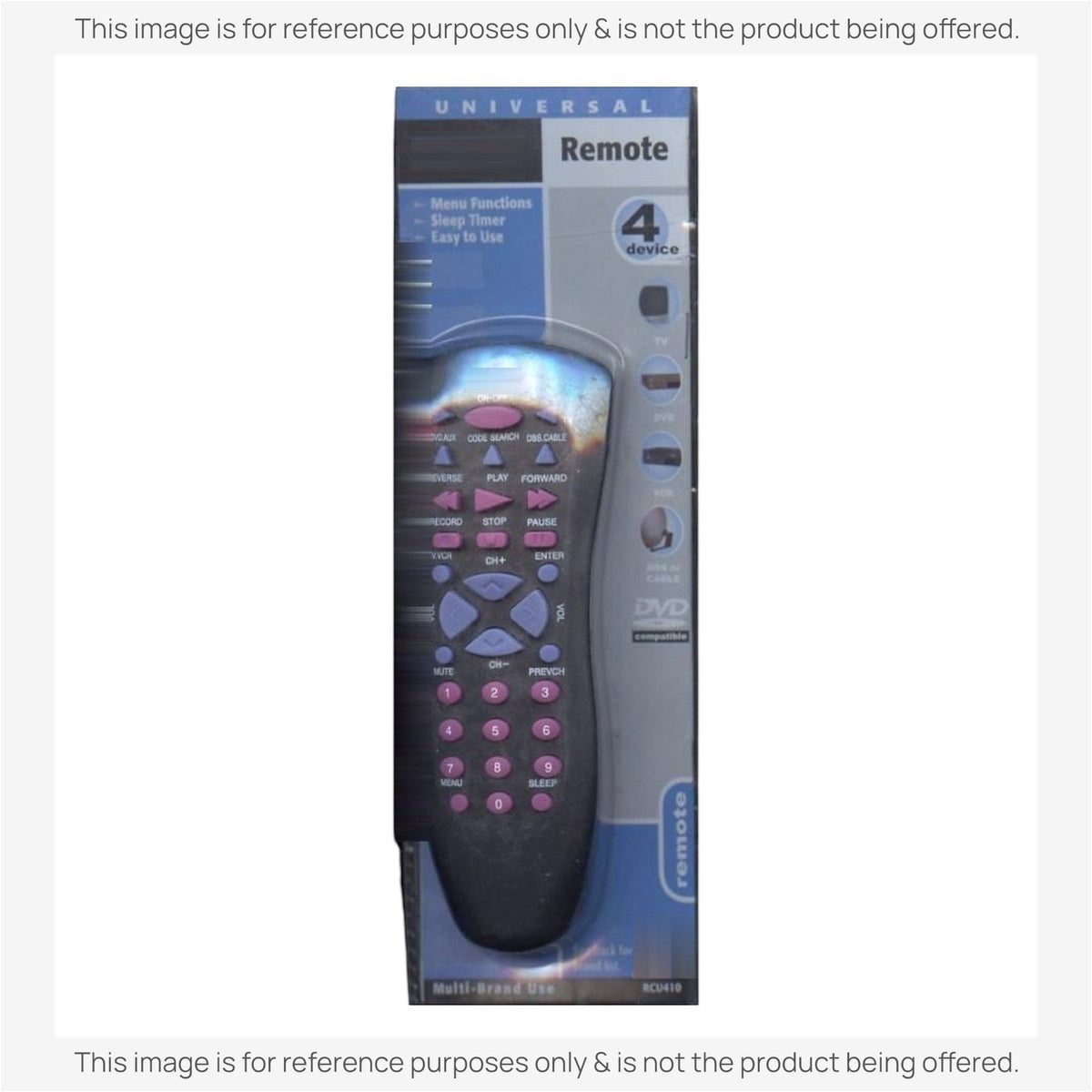 RCA RCU410 4-Device Universal Remote Control