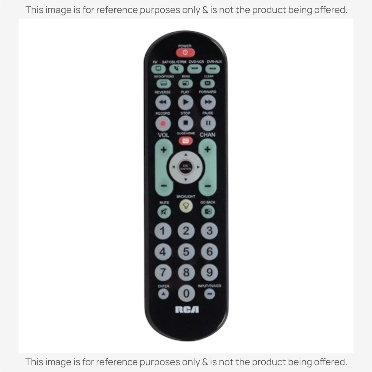 RCA RCRBB04GR 4-Device Universal Remote Control