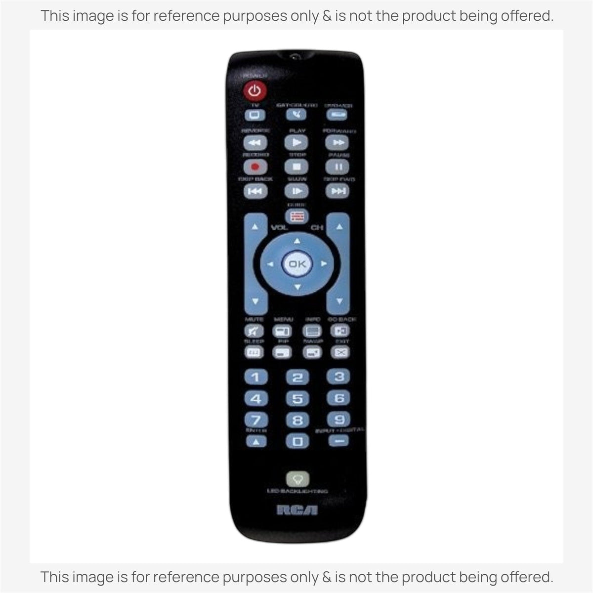 RCA RCRN03BZ 3-Device Universal Remote Control