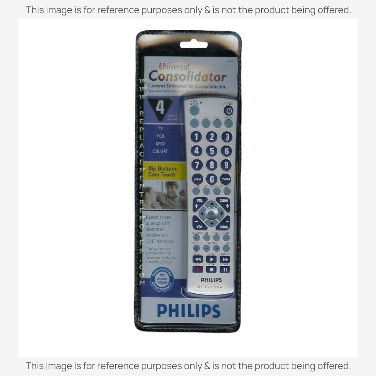 Philips PM435S 3-Device Universal Remote Control